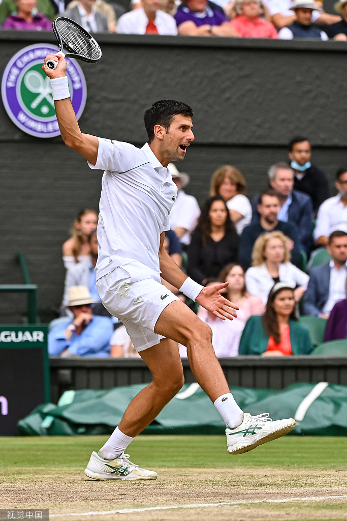  德约科维奇直落三盘，温网卫冕势如虹